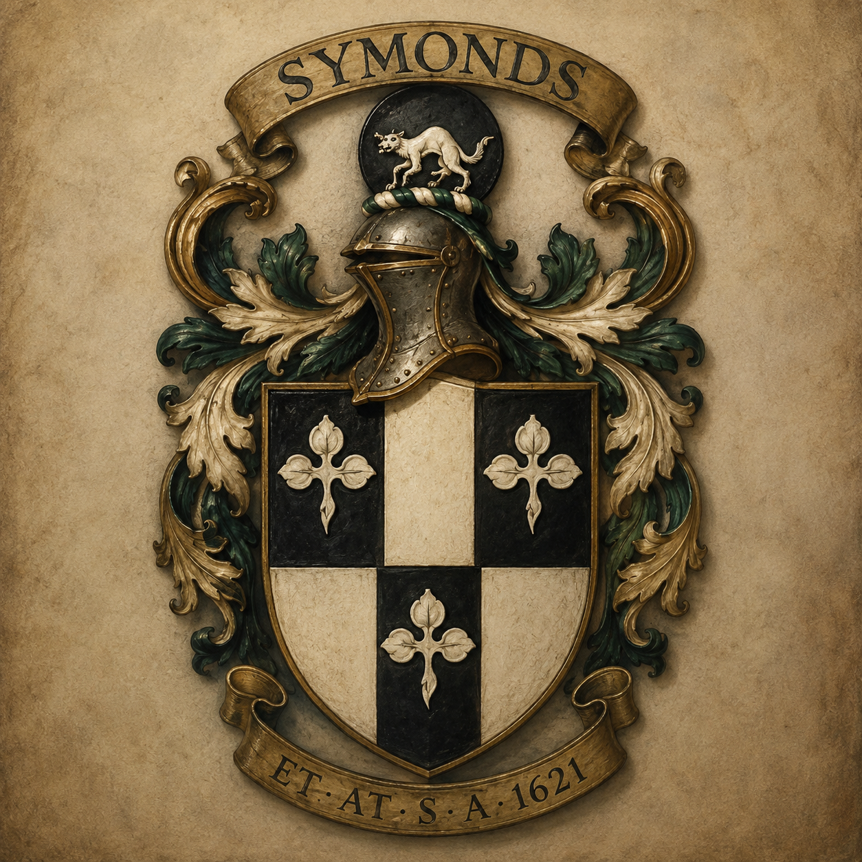 Coat of Arms of the Symonds Family